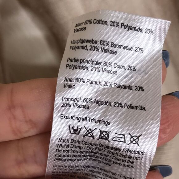 Joules ladies Oat Reindeer Beaded Festive Luxe Sweater top size 6 - Picture 7 of 13